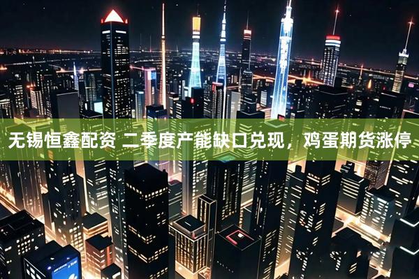 无锡恒鑫配资 二季度产能缺口兑现，鸡蛋期货涨停